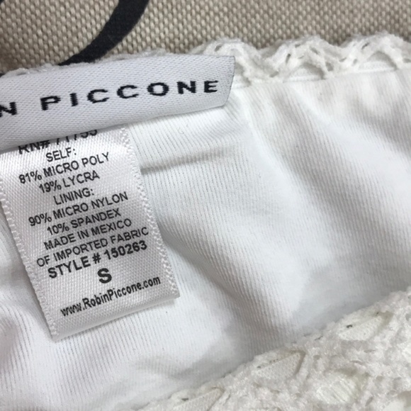 NWOT Robin Piccone Mesh String Bikini Bottoms - Picture 4 of 7